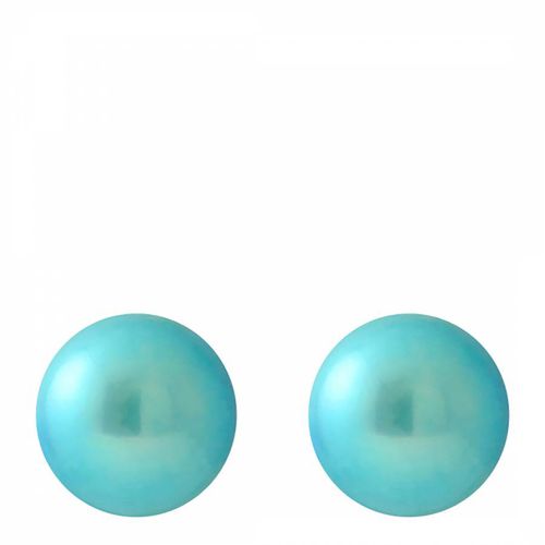Turquoise Pearl Stud Earrings 6-7mm - Manufacture Royale - Modalova