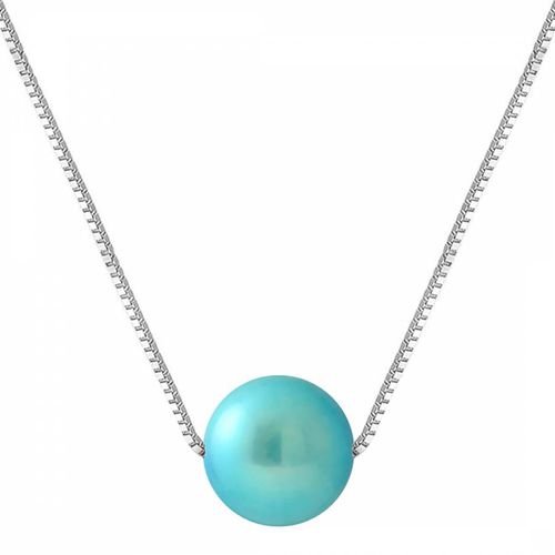 Turquoise Round Pearl Necklace 9-10mm - Manufacture Royale - Modalova