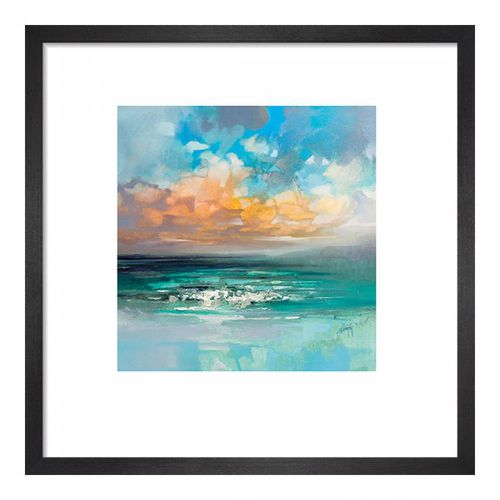 Hebridean Waters 30x30cm Framed Print - Scott Naismith - Modalova