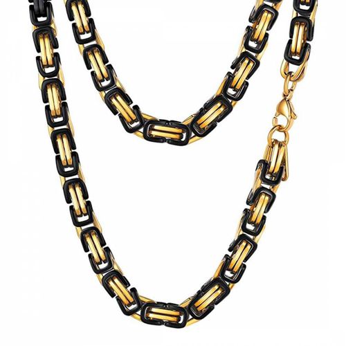 K & Black Two Tone Necklace - Stephen Oliver - Modalova