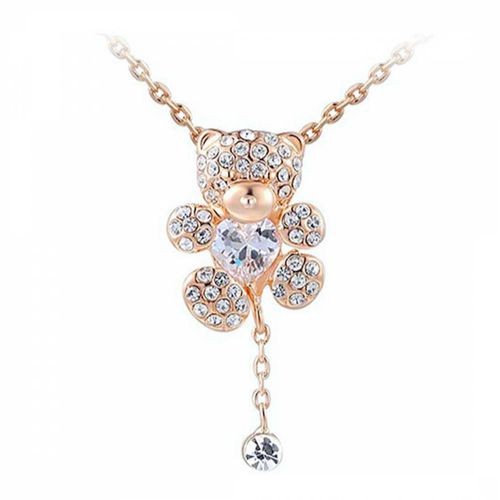 Plated Classic Necklace with Swarovski Crystals - Ma Petite Amie - Modalova