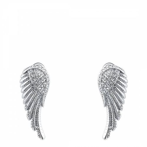 Platinum Plated Angel Wings Earrings - Ma Petite Amie - Modalova