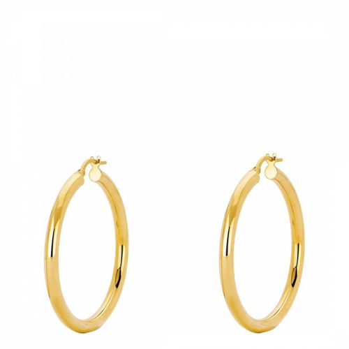 K Gold Hoop Earrings - Chloe Collection by Liv Oliver - Modalova