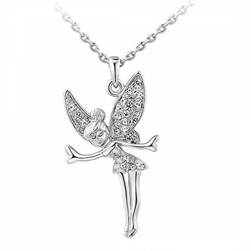 Platinum Plated Angel Wings Necklace - Ma Petite Amie - Modalova