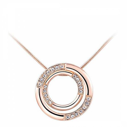 Rose Gold Plated Double Necklace - Ma Petite Amie - Modalova