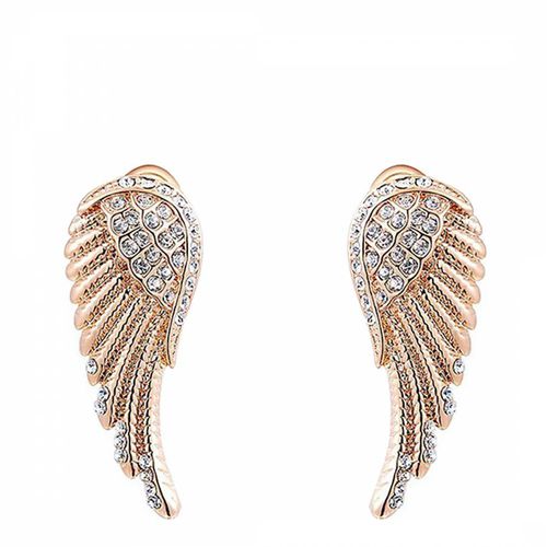 Rose Gold Plated Elegant Earrings - Ma Petite Amie - Modalova