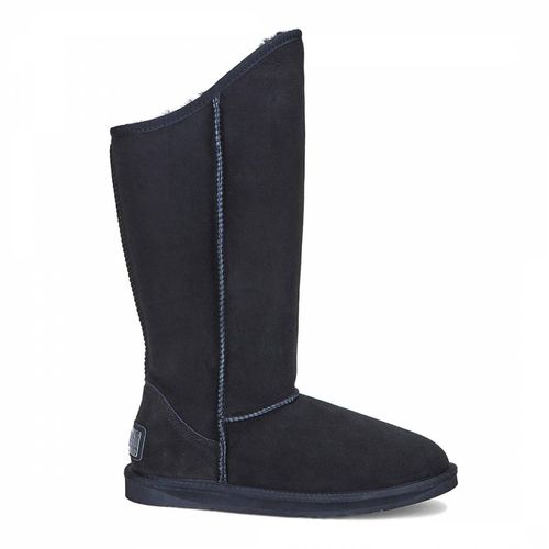 Black Cosy Tall Shearling Boots - Australia Luxe Collective - Modalova