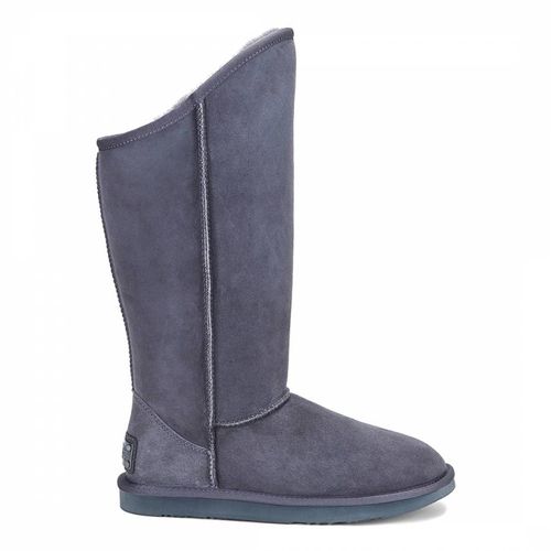 Grey Suede Cosy Tall Boots - Australia Luxe Collective - Modalova