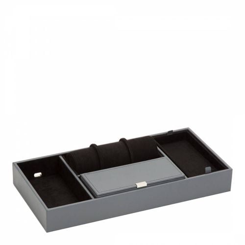 Grey Howard Leather Valet Tray - WOLF - Modalova