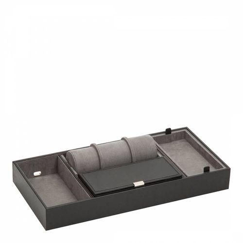 Black Howard Leather Valet Tray - WOLF - Modalova