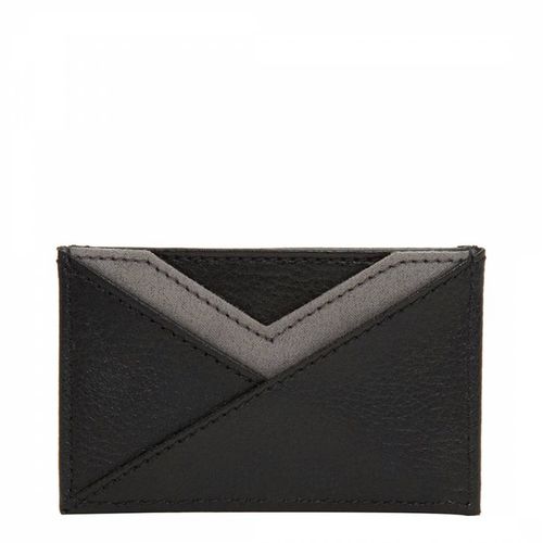 Black Howard Leather Card Wallet - WOLF - Modalova