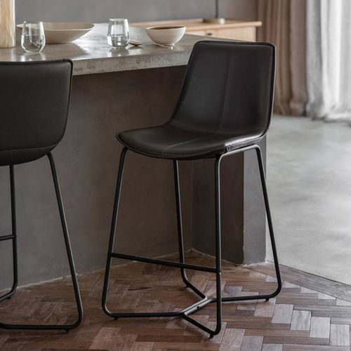 Alexandra Stool Charcoal Set of 2 - Gallery Living - Modalova