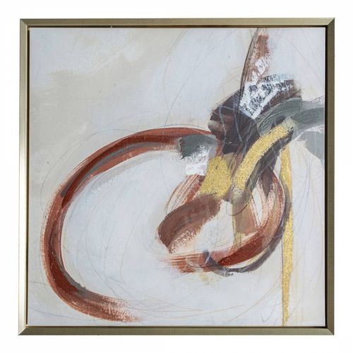 Shibu Abstract 74x74cm Framed Canvas - Gallery Living - Modalova