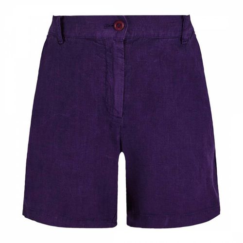 Purple Leslie Linen Shorts - Vilebrequin - Modalova