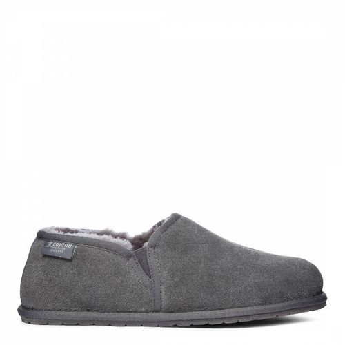 Men's Suede Sheepskin Slip On Slipper - Fenlands Sheepskin - Modalova