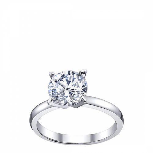 Sterling Plated Solitaire 2.00 Carat CZ Ring - Liv Oliver - Modalova