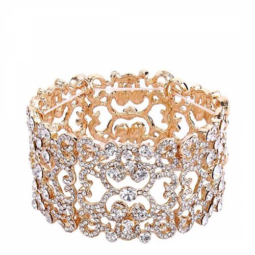 K Embelished Deco Inspired Bracelet - Liv Oliver - Modalova