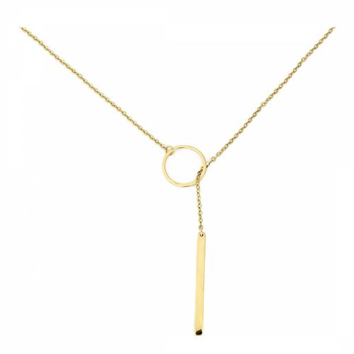 K Gold Plated Lariat Necklace - Chloe Collection by Liv Oliver - Modalova
