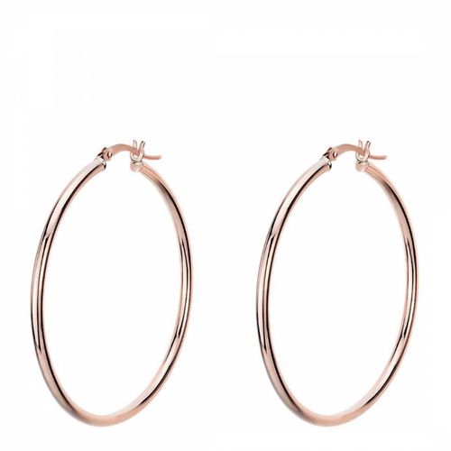K Rose Plated Large Hoop Earrings - Chloe Collection by Liv Oliver - Modalova