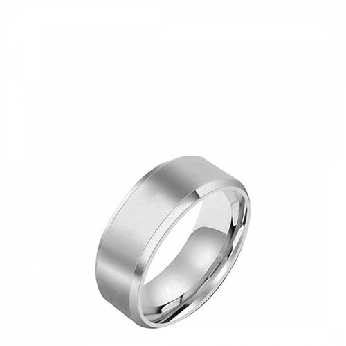 Silver Plated Band Ring - Stephen Oliver - Modalova