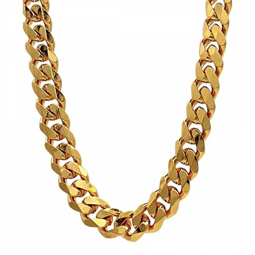 K Gold Plated Cable Necklace - Stephen Oliver - Modalova