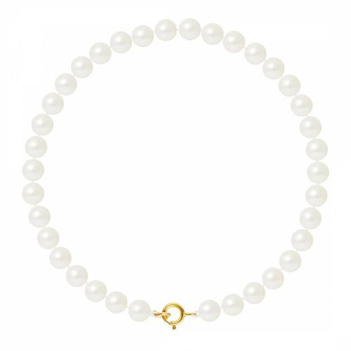 Natural White Pearl Bracelet 5-6mm - Mitzuko - Modalova