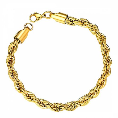 K Gold Plated Twist Bracelet - Stephen Oliver - Modalova