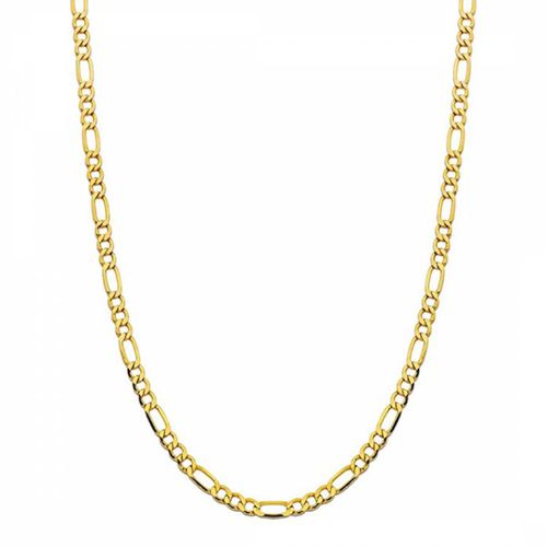 K Plated Chain Figaro Link Necklace - Stephen Oliver - Modalova