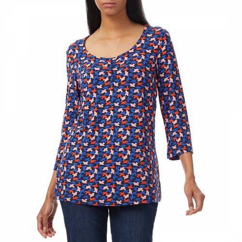 Multi Printed Stretch Blouse - Crew Clothing - Modalova