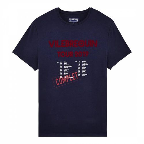 Navy Tour Cotton T-Shirt - Vilebrequin - Modalova