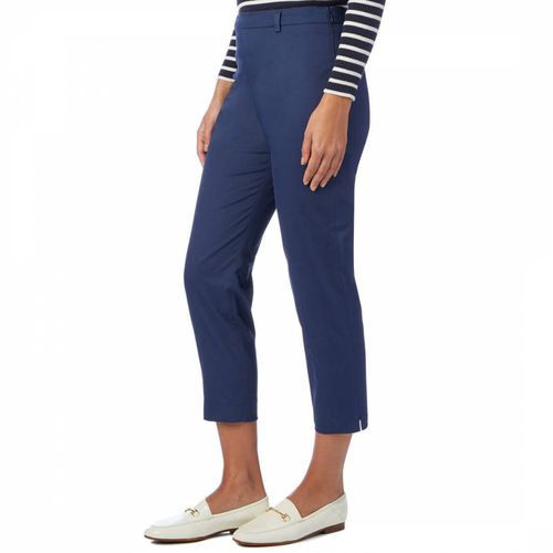 Dark Blue Mallory Capri Trousers - Hobbs London - Modalova