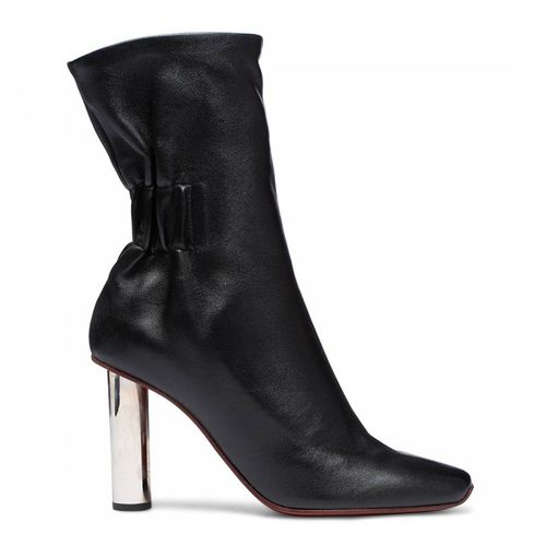 Black Leather Ruched High Boots - Proenza Schouler - Modalova