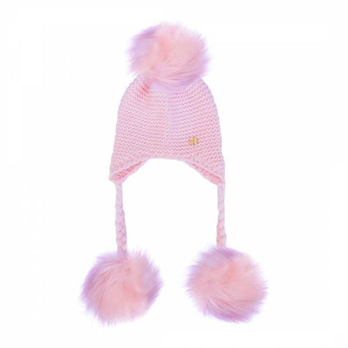 Kids Triple Pom Pom Hat with Poms - Look Like Cool - Modalova