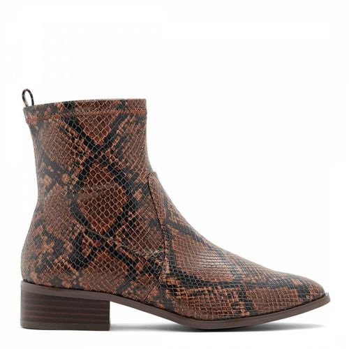 Brown Leopard Ankle Boots - Aldo - Modalova