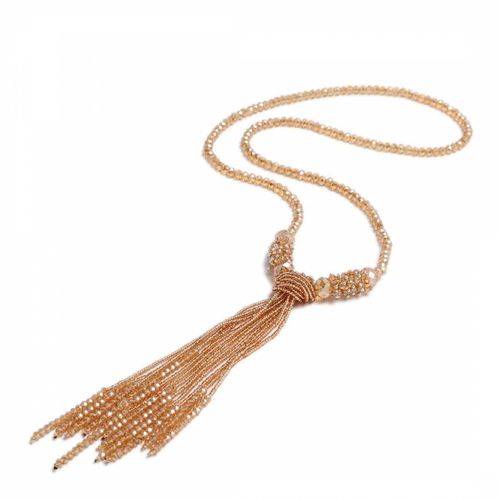Gold Shirin Tassel Necklace - Amrita Singh - Modalova