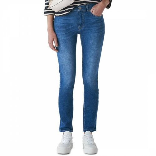 Blue Mid Wash Skinny Stretch Jeans - WHISTLES - Modalova