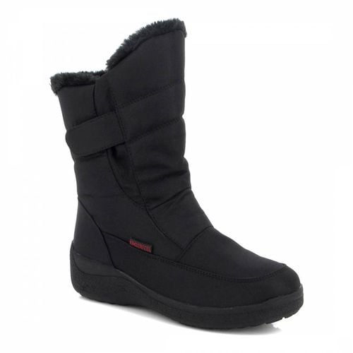 Black Leaya Tall Snow Boots - Kimberfeel - Modalova
