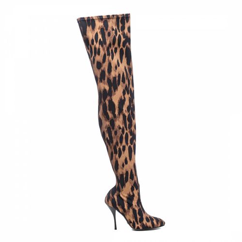 Leopard Stretch Shiloh Over The Knee Boots - Stuart Weitzman - Modalova