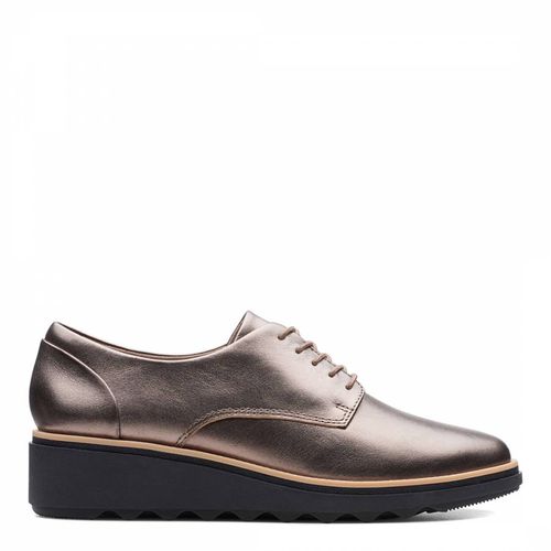 Brown Metallic Leather Sharon Noel Shoes - Clarks - Modalova