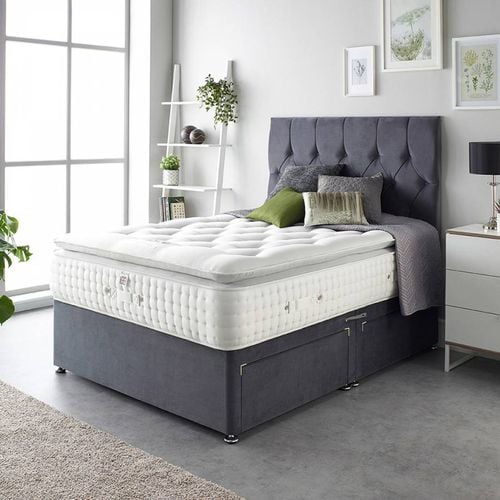 Alpaca Silk 3000 Pocket Pillowtop Mattress Double - Aspire Furniture - Modalova