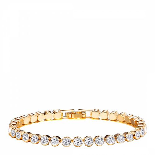 K Gold Plated Tennis Bracelet - Chloe Collection by Liv Oliver - Modalova