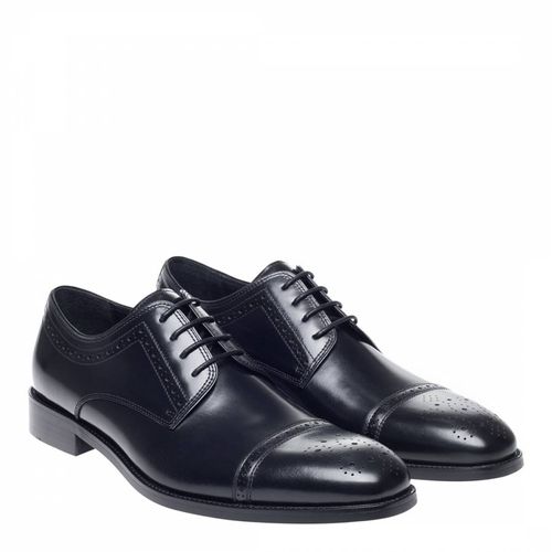 Lucan Black Semi Brogue - John White - Modalova