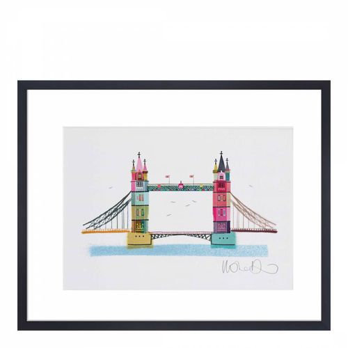 Tower Bridge London 40x50cm Framed Print - Ilona Drew - Modalova