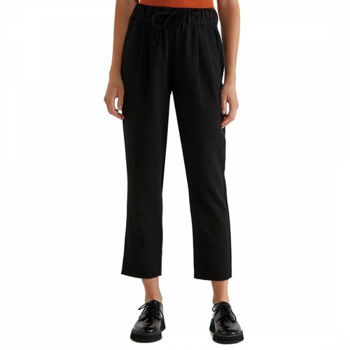 Black Stretch Trousers with Pockets - United Colors of Benetton - Modalova