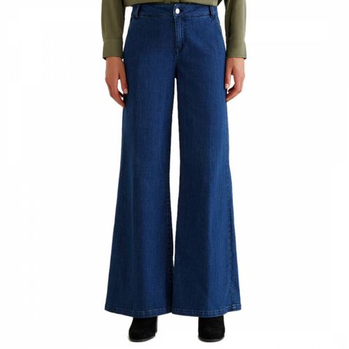 Flared Stretch Trousers - United Colors of Benetton - Modalova