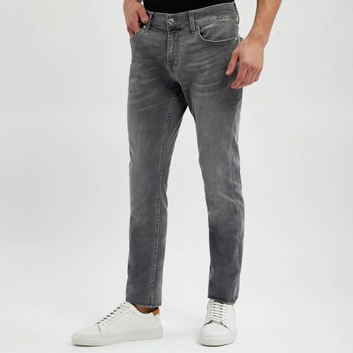 Washed Grey Ronnie Stretch Jeans - 7 For All Mankind - Modalova