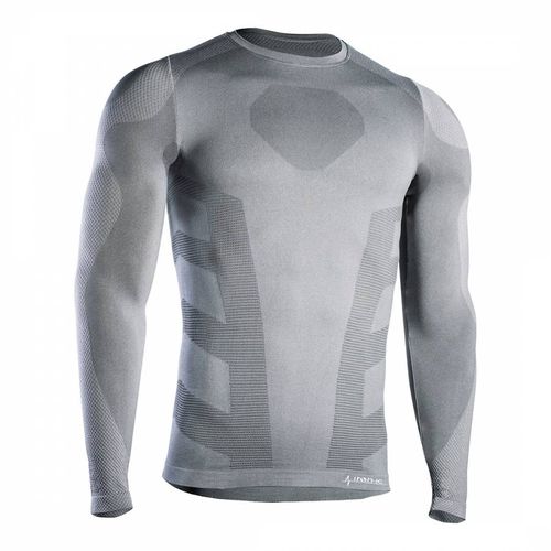 Grey Long Sleeved Breathable T-Shirt - Controlbody - Modalova
