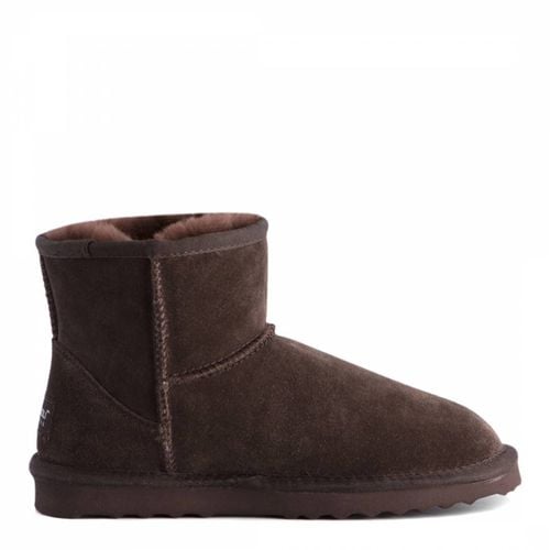 Unisex Chocolate Bondi Short Sheepskin Ankle Boot - Aus Wooli - Modalova