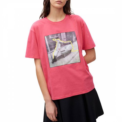 Pink Peony Graphic T-Shirt - Claudie Pierlot - Modalova
