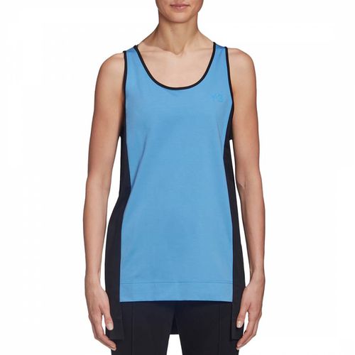 Black/Blue Colour Block Tank Top - Adidas - Modalova